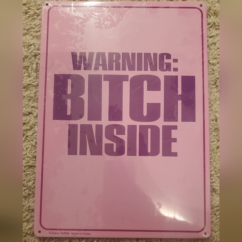 WARNING ⚠️  B*TCH Inside 🤭